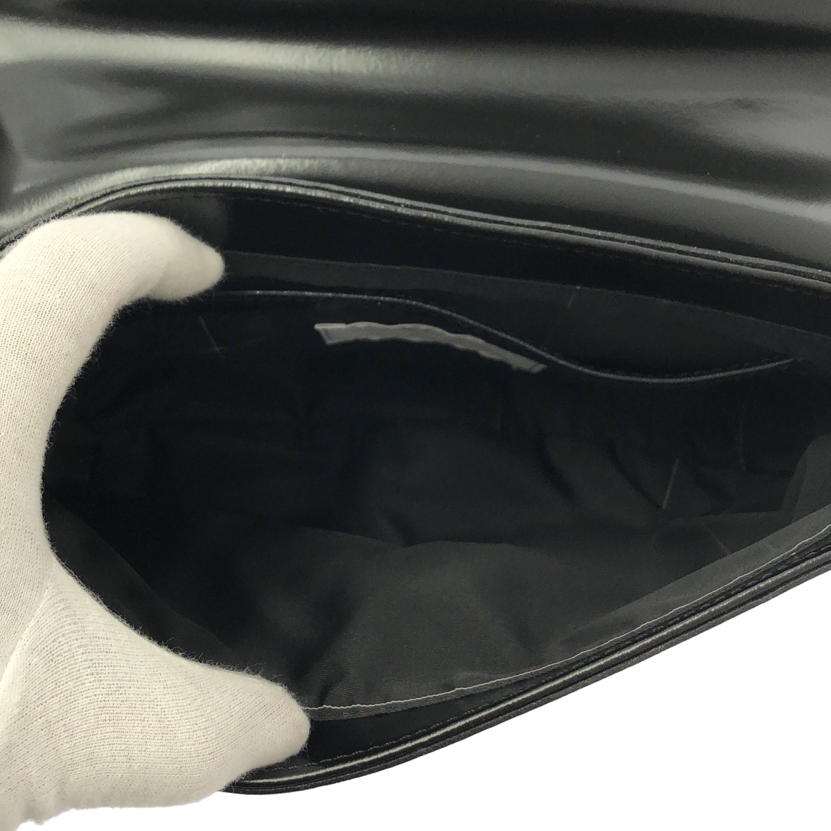 aniary / アニアリ レザー シーフィルム クラッチバッグ