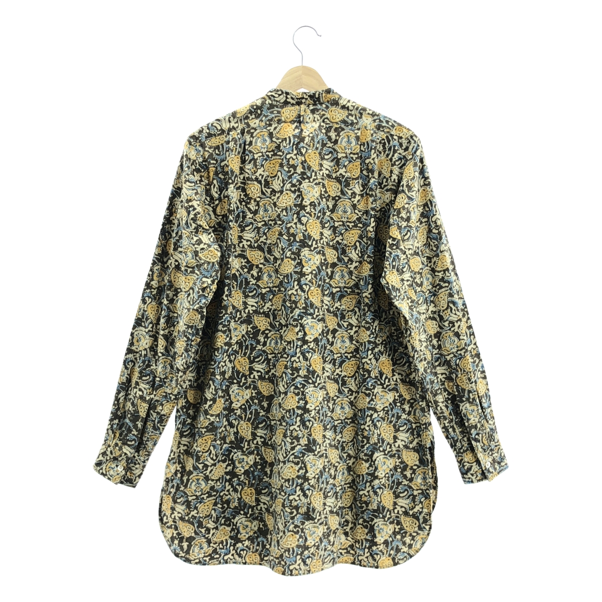 HEUGN / ユーゲン 総柄 バンドカラー シャツ