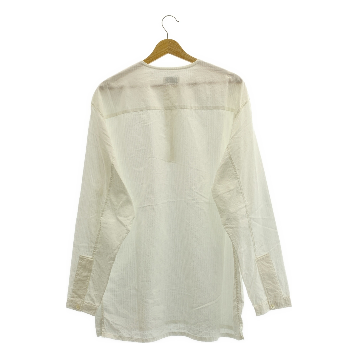 LEMAIRE / ルメール コットン ヘンリーネック プルオーバーシャツ