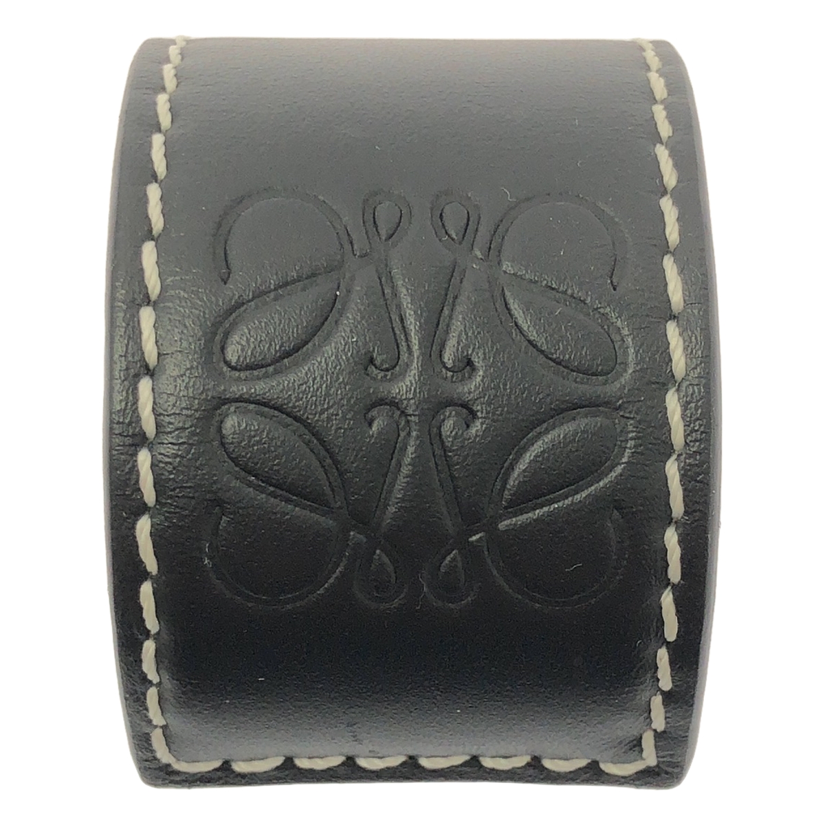 LOEWE / ロエベ レザー アナグラム ロゴ スラップ ブレスレット