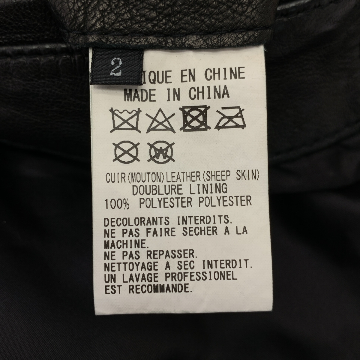 S'YTE YOHJI YAMAMOTO / サイトヨウジヤマモト Vegetable Tanned and Washed Sheep Leather Double Riders Jacket シープレザー ダブルライダースジャケット