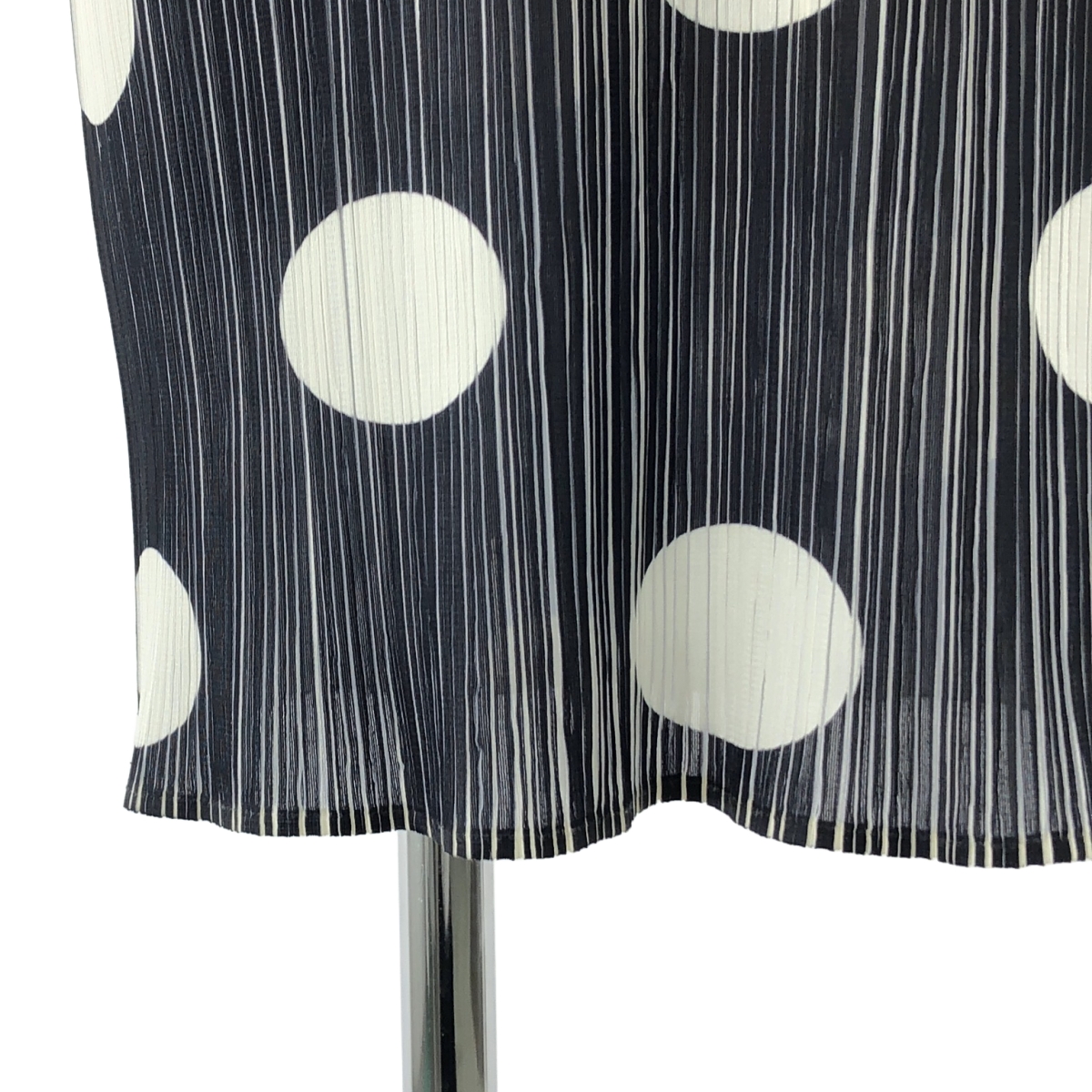 PLEATS PLEASE ISSEY MIYAKE / プリーツプリーズイッセイミヤケ ドット ノースリーブ ドレス ワンピース
