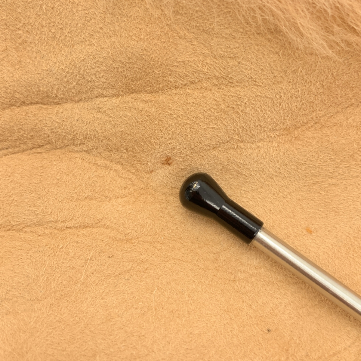 BALMAIN / バルマン ムートン 金ボタン レザー ベスト