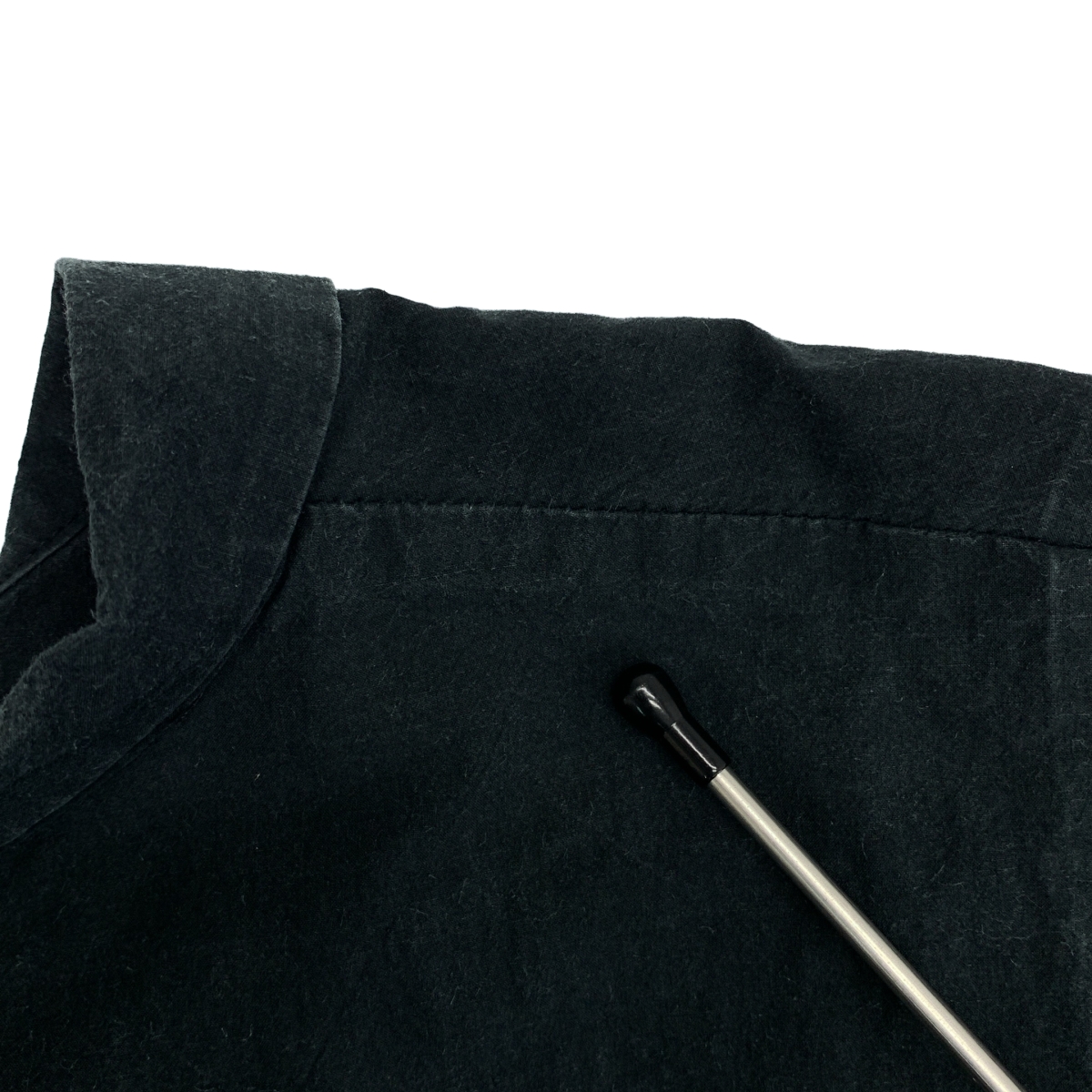 veritecoeur / ヴェリテクール コットン リネン タック ギャザー 半袖 シャツワンピース