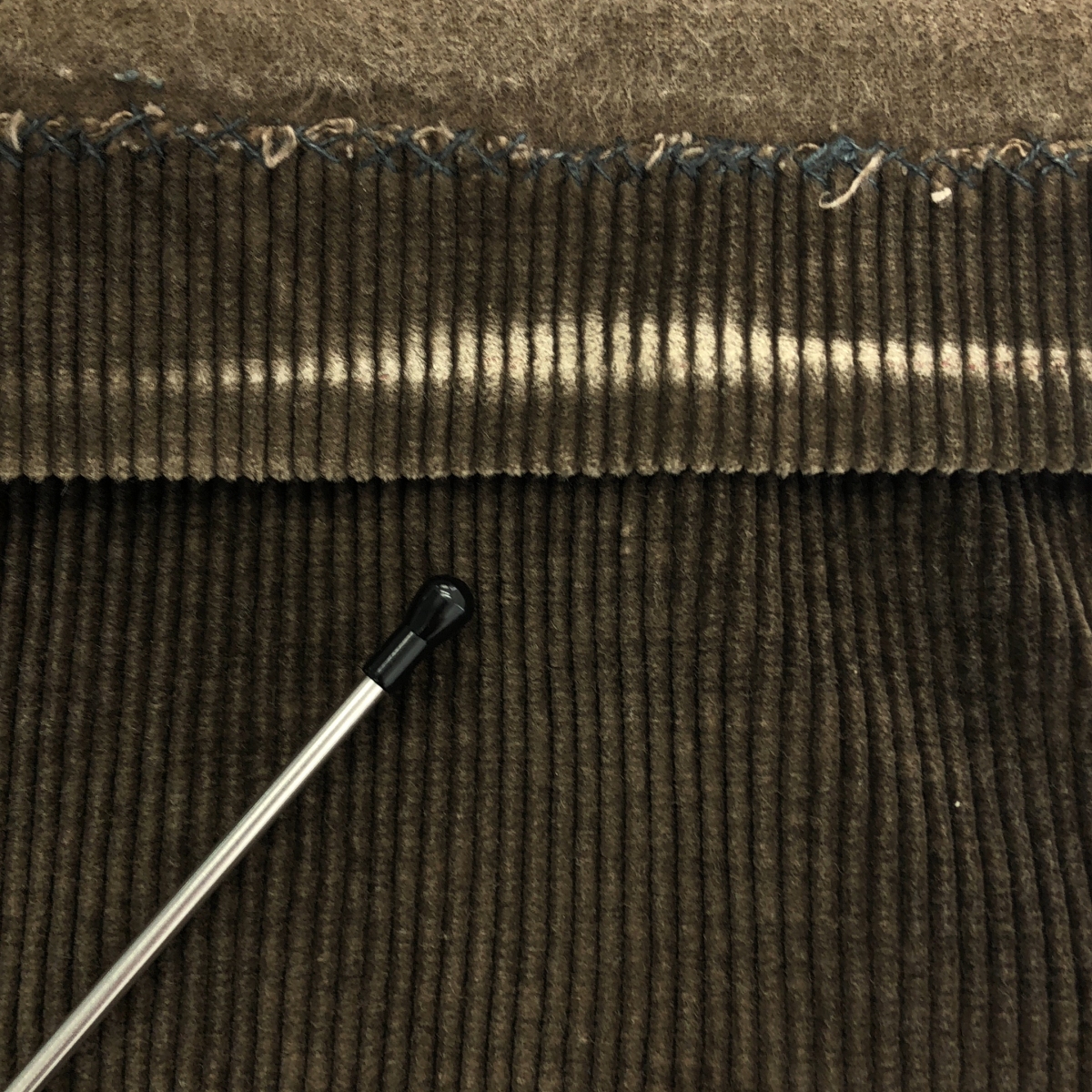 EURO VINTAGE / ユーロヴィンテージ 推定40-50s フレンチワーク サスペンダーボタン付 コーデュロイパンツ