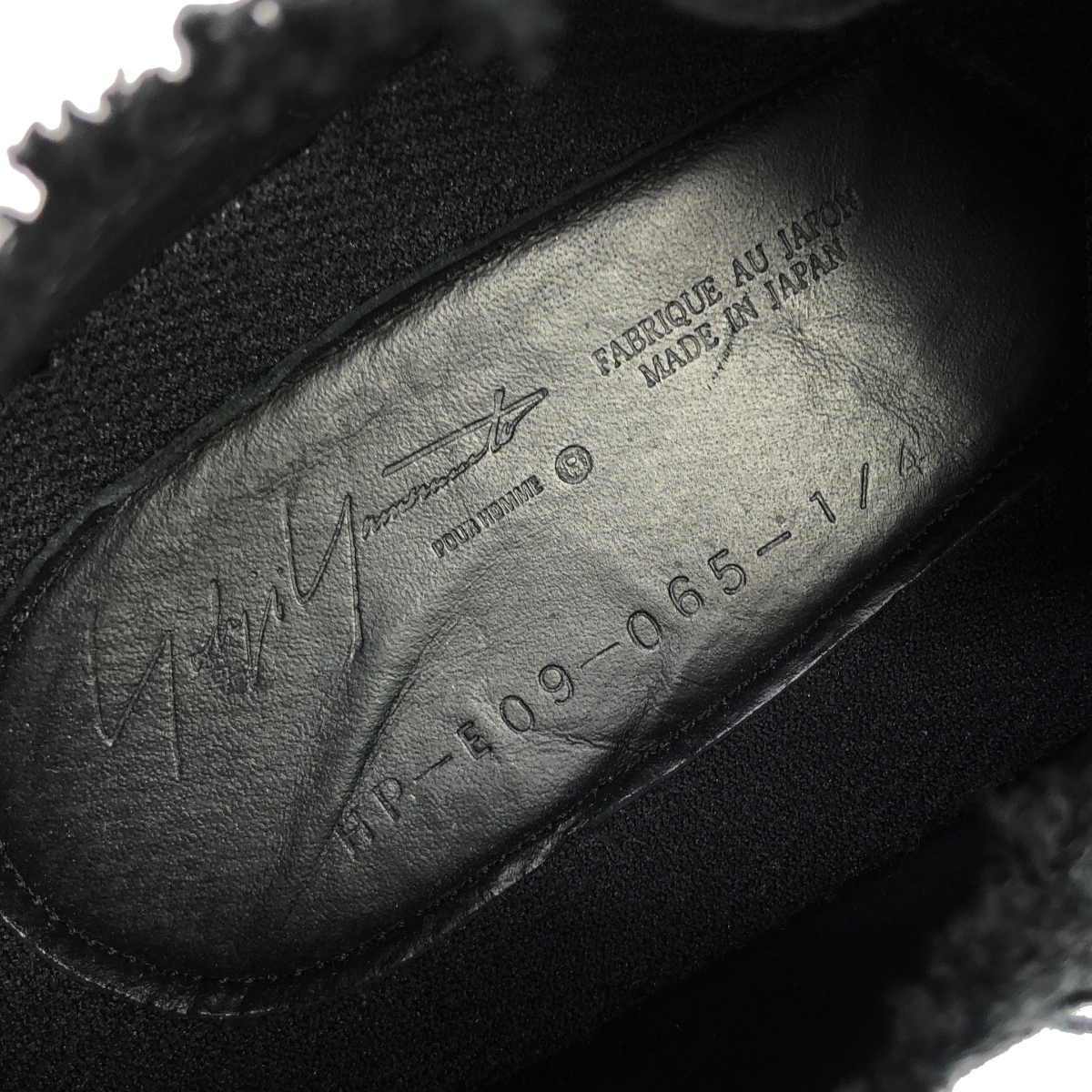 YOHJI YAMAMOTO POUR HOMME / ヨウジヤマモトプールオム 8/C CANVAS B LOW TOP LACE UP SNEAKER レース アップ スニーカー