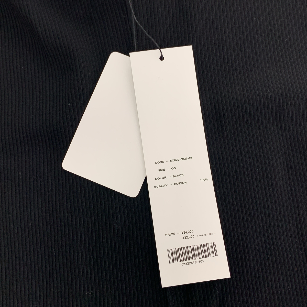 JOHN LAWRENCE SULLIVAN / ジョンローレンスサリバン リブタンクトップ  カットソー