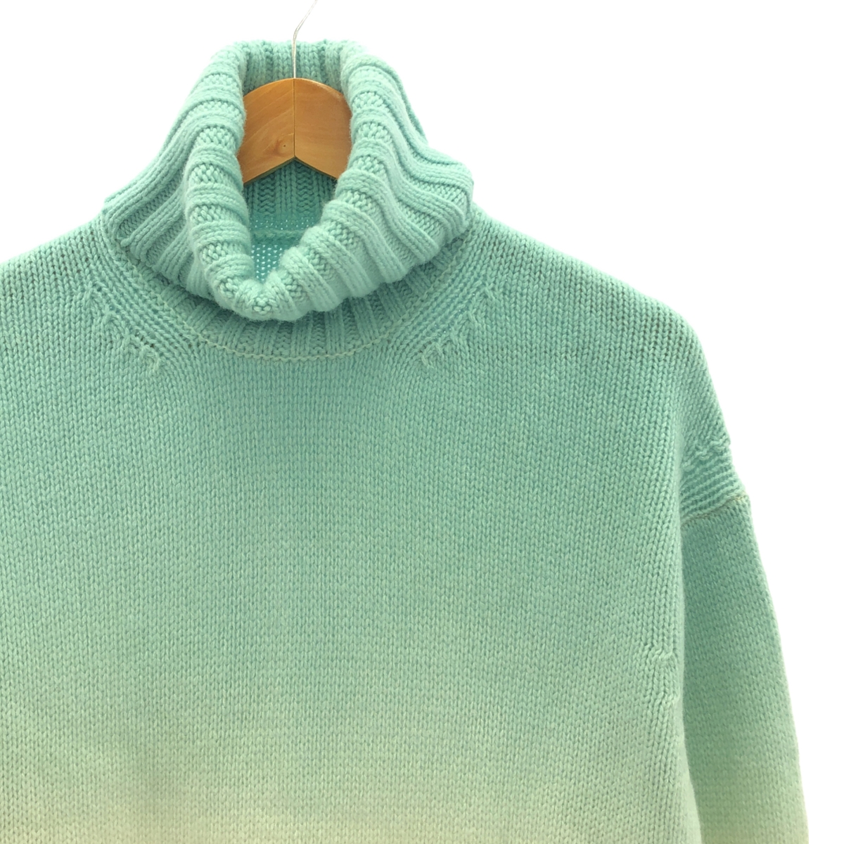 GALERIE VIE / ギャルリーヴィー ファインウール ハンギングダイ ハイネックプルオーバー ニット