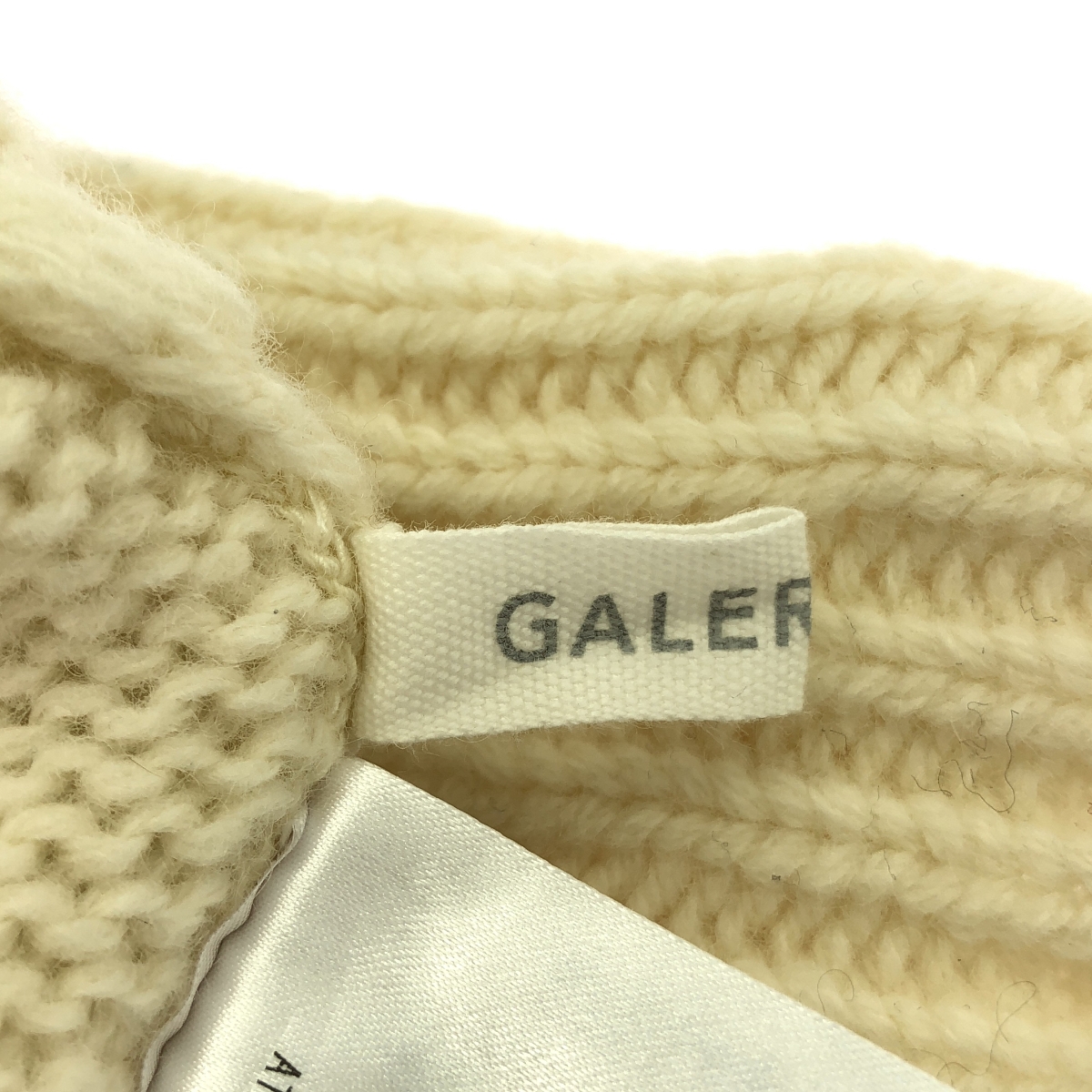 GALERIE VIE / ギャルリーヴィー ファインウール ハンギングダイ ハイネックプルオーバー ニット