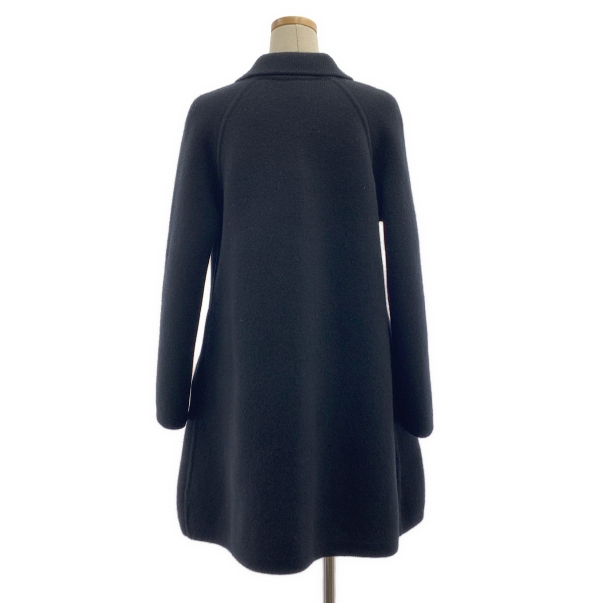 HERMES / エルメス カシミヤ混 メドール スタッズ コート