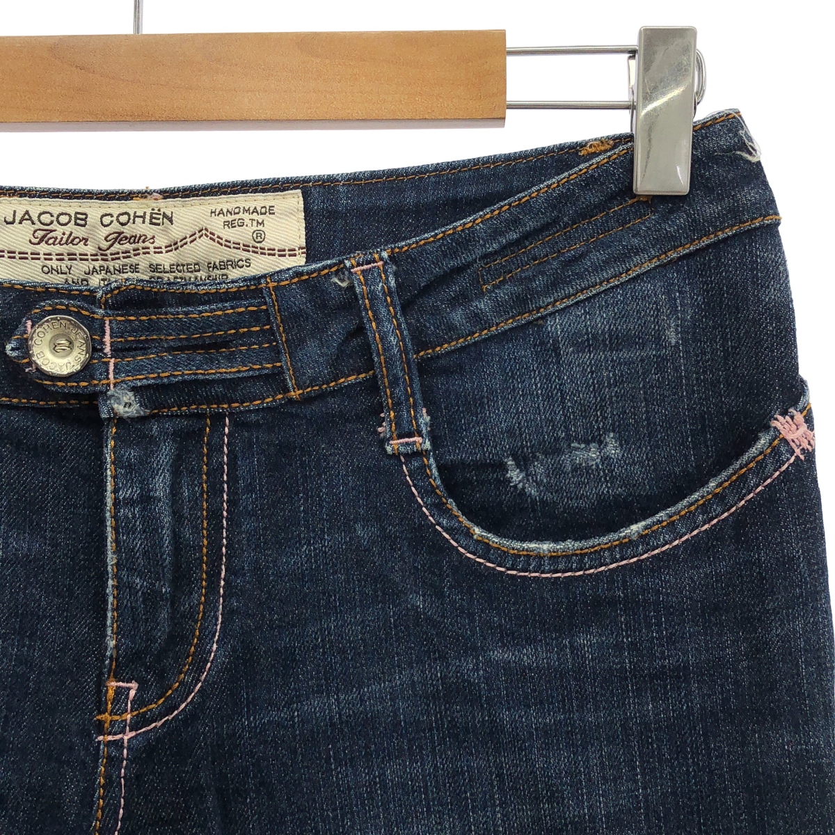 JACOB COHEN / ヤコブコーエン ステッチワーク デニムパンツ