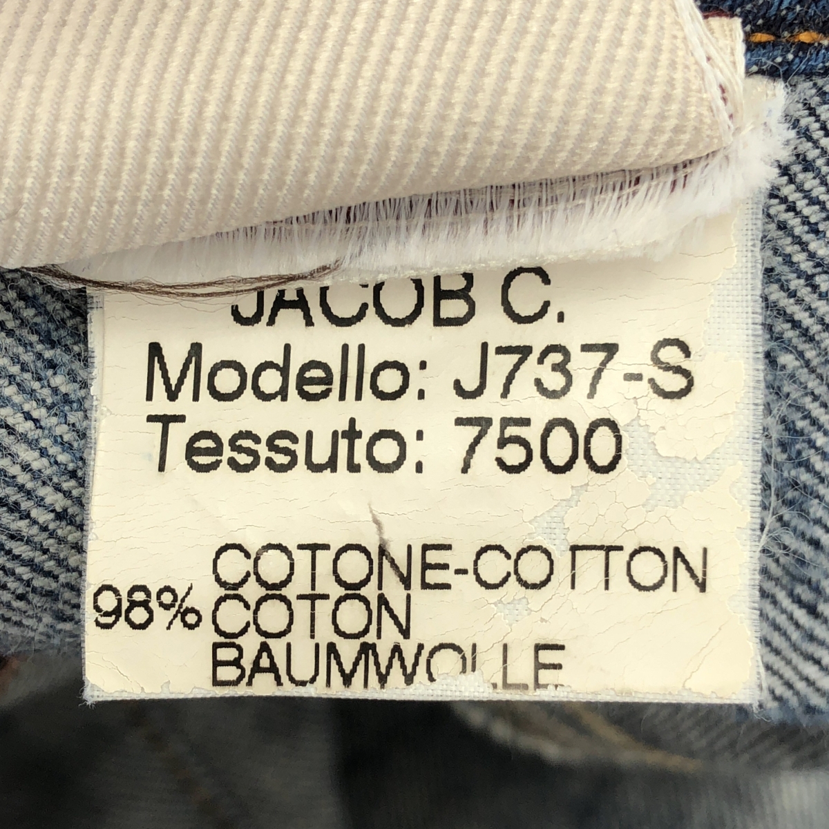 JACOB COHEN / ヤコブコーエン ステッチワーク デニムパンツ