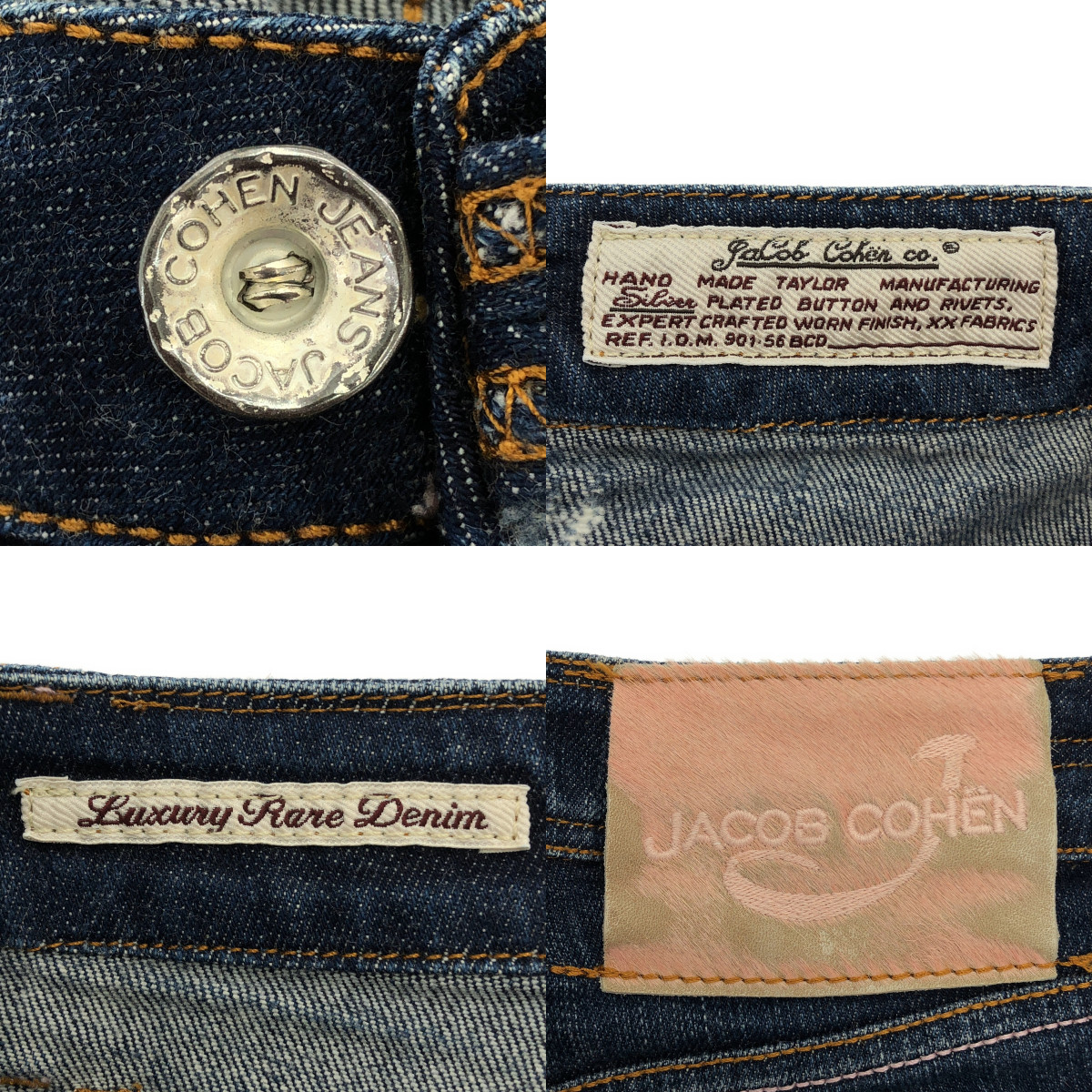 JACOB COHEN / ヤコブコーエン ステッチワーク デニムパンツ