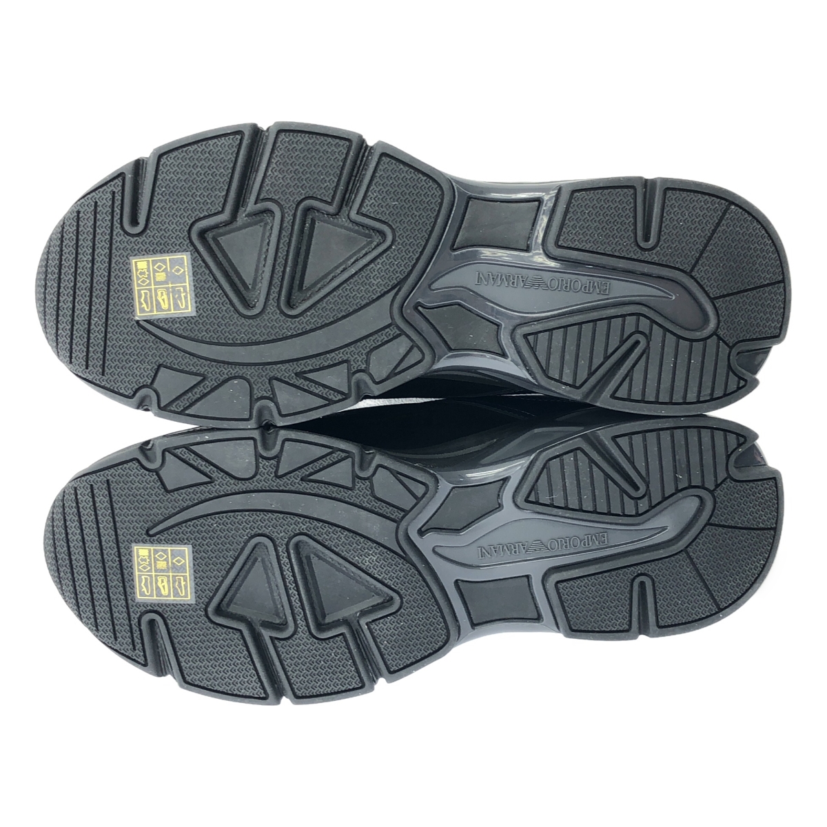 EMPORIO ARMANI / エンポリオアルマーニ スエード切替 レザー ローカット スニーカー