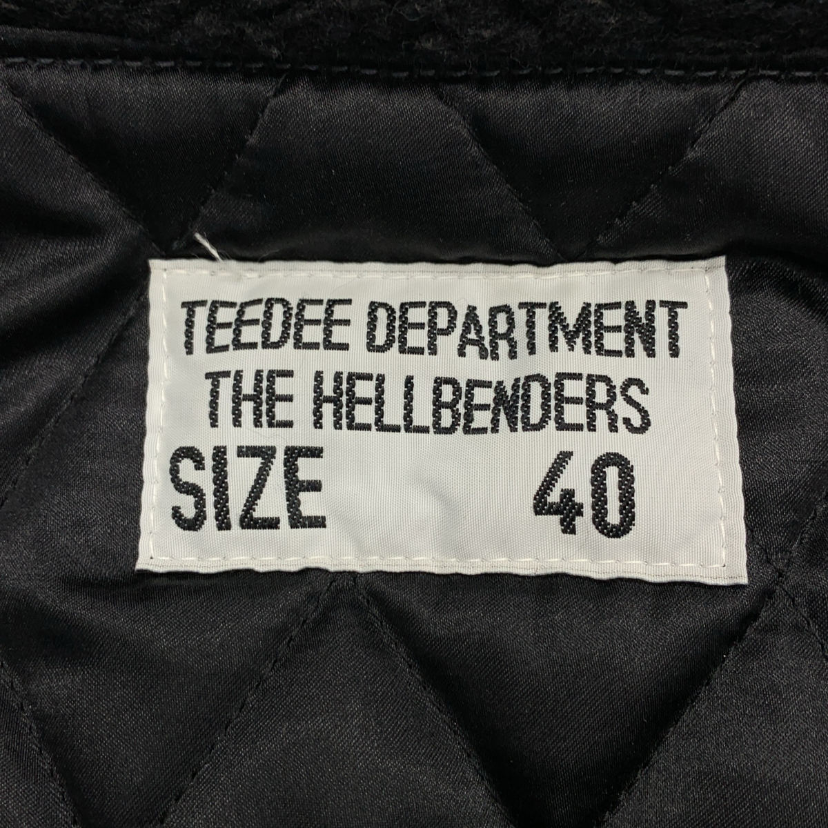 Tee Dee / ティーディー ウール チェック キルティングジャケット