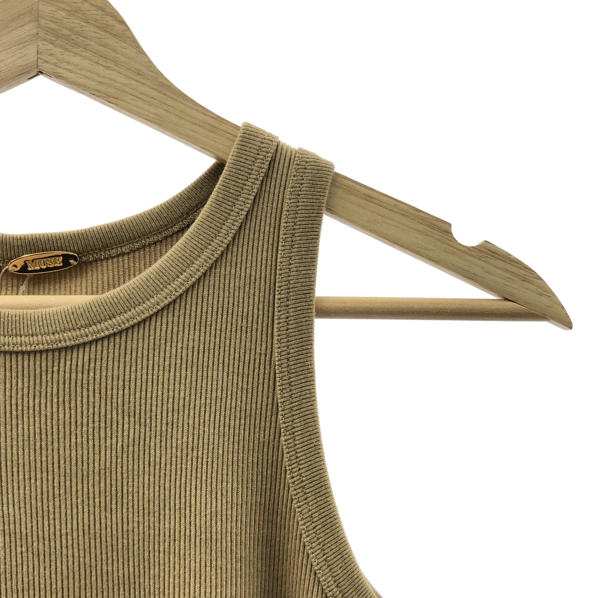 MUSE de Deuxieme Classe / ミューズドゥーズィーエムクラス Looseyリブ タンクトップ