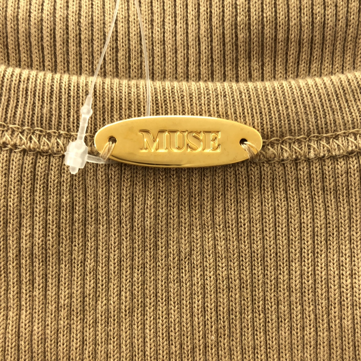 MUSE de Deuxieme Classe / ミューズドゥーズィーエムクラス Looseyリブ タンクトップ