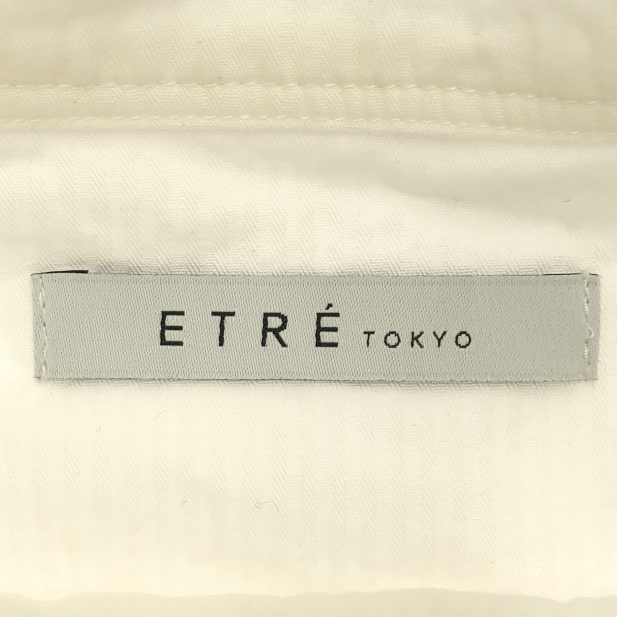 ETRE TOKYO / エトレトウキョウ スタンドネック コットン ミニ ワンピース