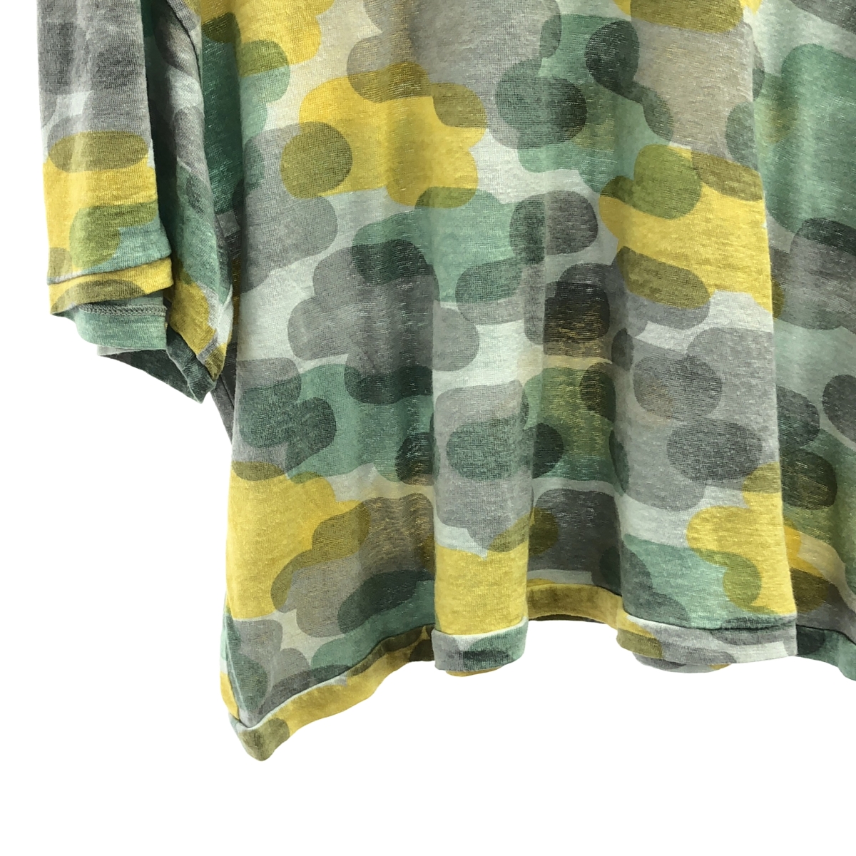 mina perhonen / ミナペルホネン slow cloud / リネン レーヨン 総柄 ニット カットソー