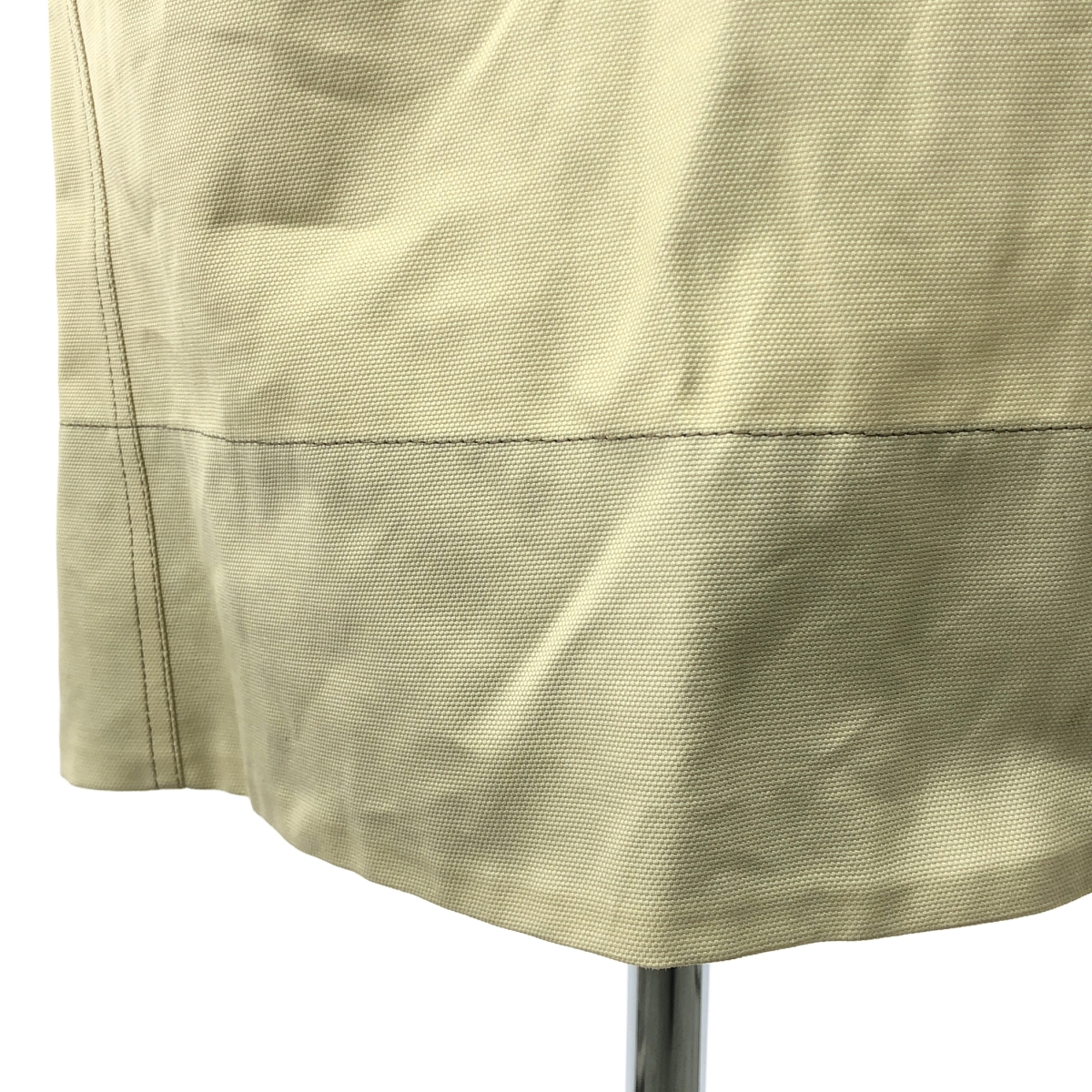 Plan C / プランシー 異素材 切替 ギャザー ポケット付き ドレス ワンピース