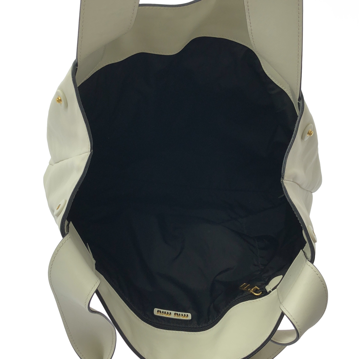 miu miu / ミュウミュウ Leather Hobo Bag レザー ホーボーバッグ