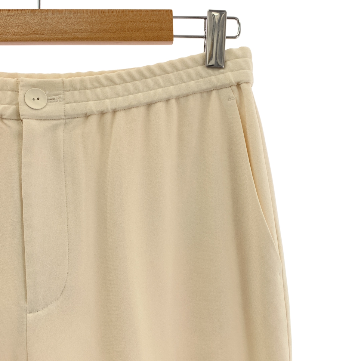 GALERIE VIE / ギャルリーヴィー バックサテン アムンゼン イージー ストレート パンツ