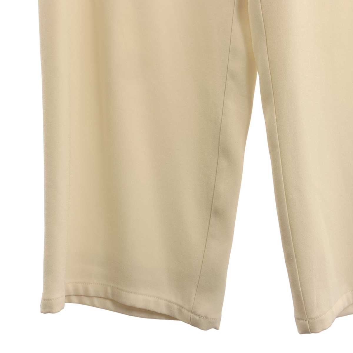 GALERIE VIE / ギャルリーヴィー バックサテン アムンゼン イージー ストレート パンツ