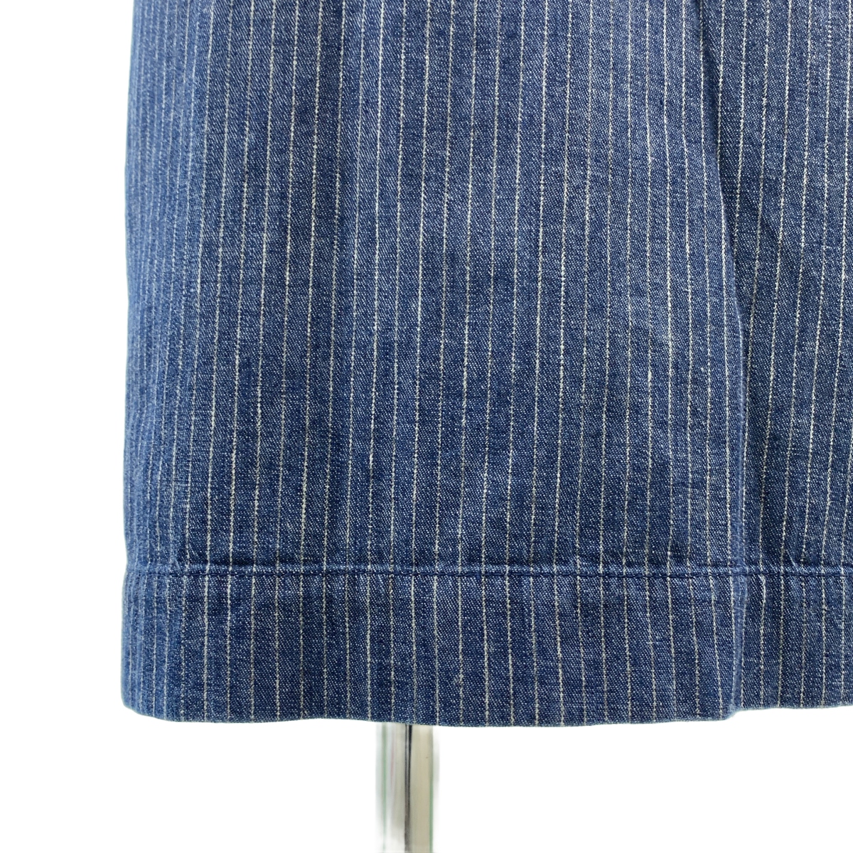 45r / フォーティファイブアール ストライプ デニム ラップスカート