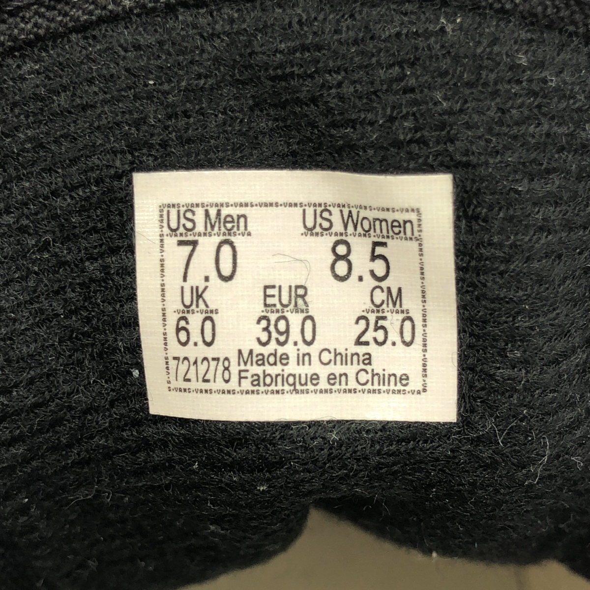 VANS / バンズ old school オールドスクール スニーカー