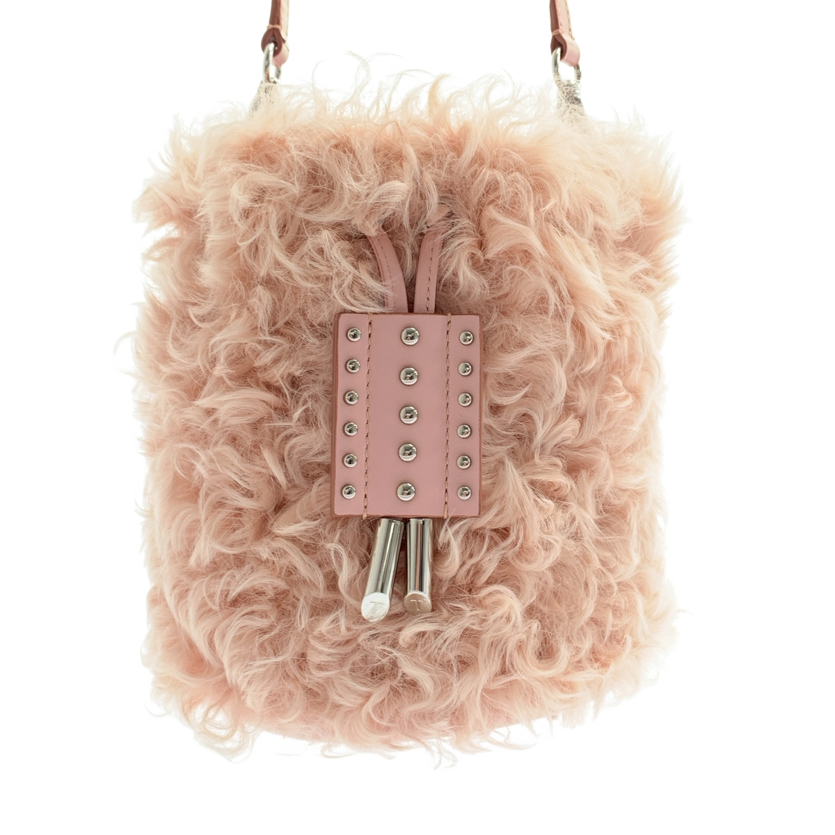 TOD'S / トッズ スタッズ ファー 2way ショルダーバッグ