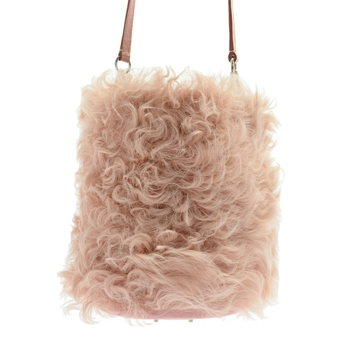 TOD'S / トッズ スタッズ ファー 2way ショルダーバッグ