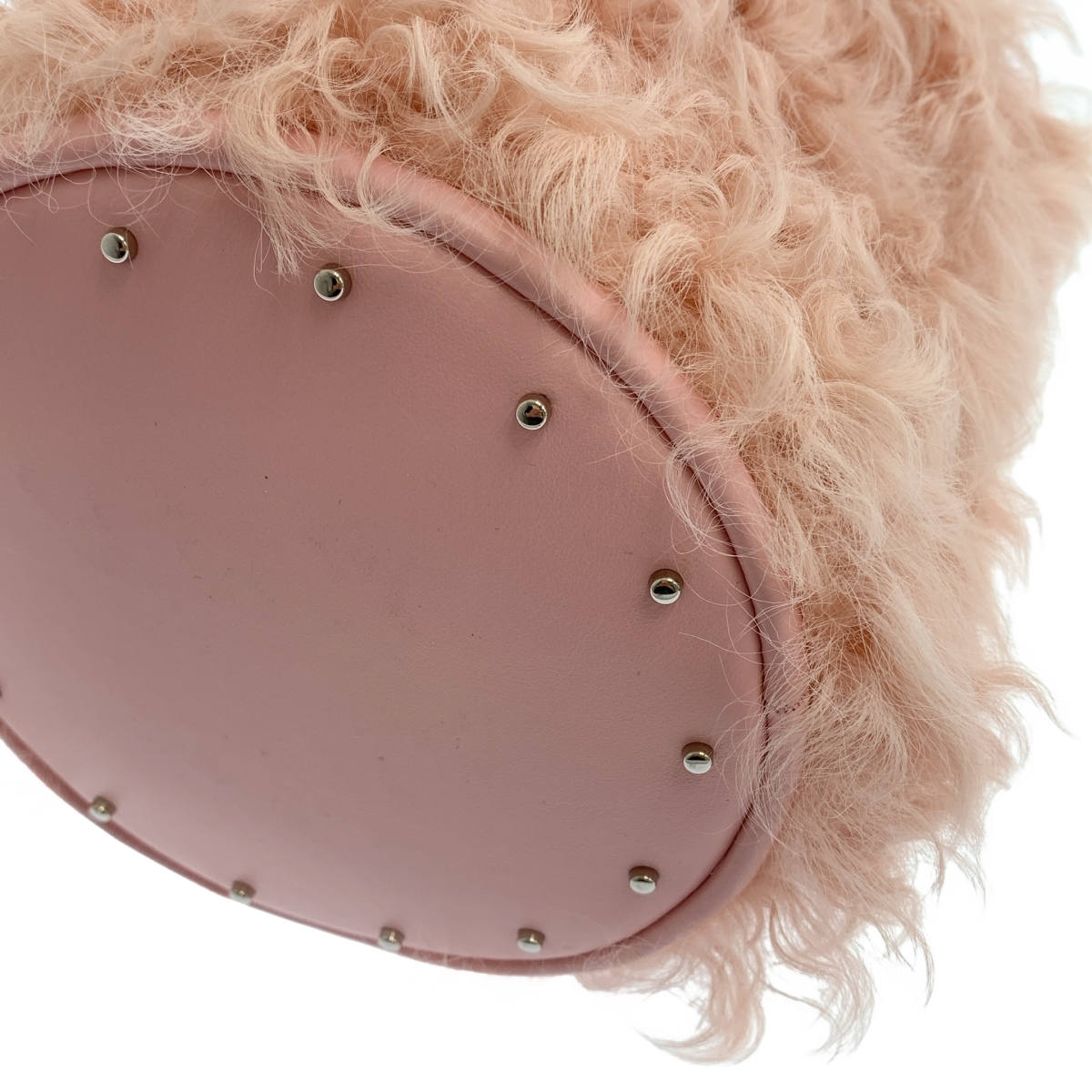 TOD'S / トッズ スタッズ ファー 2way ショルダーバッグ