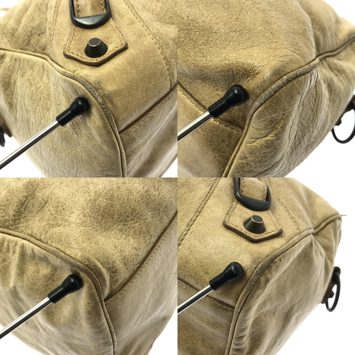 BALENCIAGA / バレンシアガ THE TWIGGY ザ ツィギー / レザー ハンドバッグ