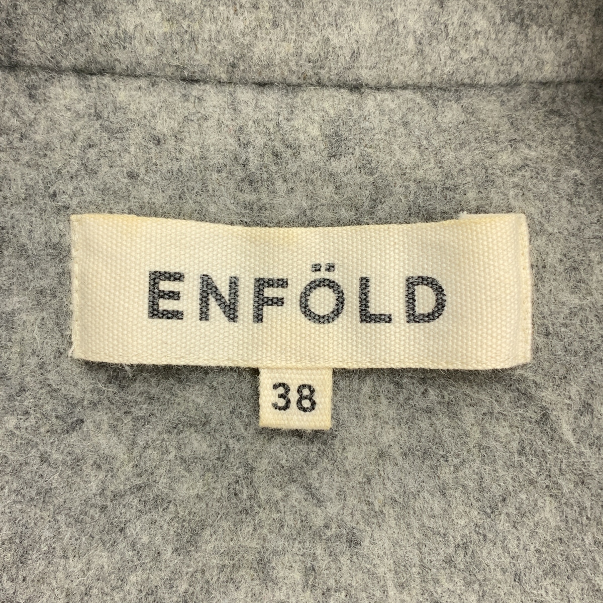ENFOLD / エンフォルド リバーウールルーズコクーンコート