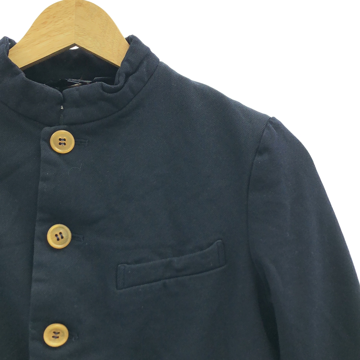 COMME des GARCONS COMME des GARCONS / コムコム ポリエステル縮絨 スタンドカラー ジャケット