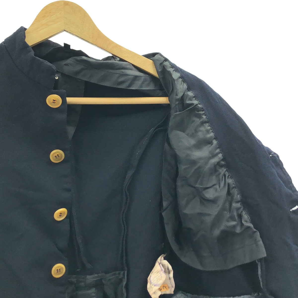 COMME des GARCONS COMME des GARCONS / コムコム ポリエステル縮絨 スタンドカラー ジャケット