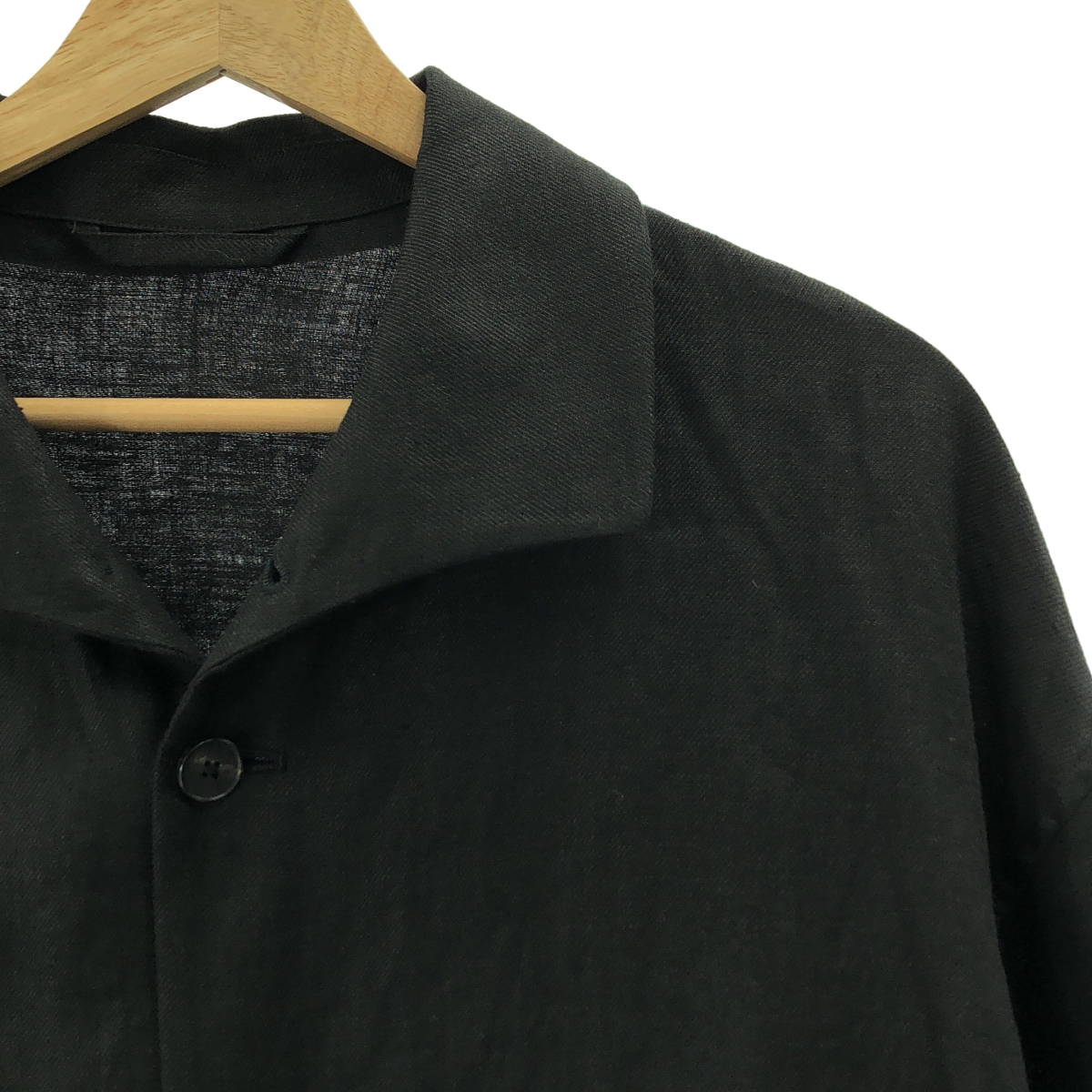 The CLASIK / ザ・クラシック SHARK COLLAR JACKET LINE HEMP TWILL リネン ブルゾン シャークカラー ジャケット