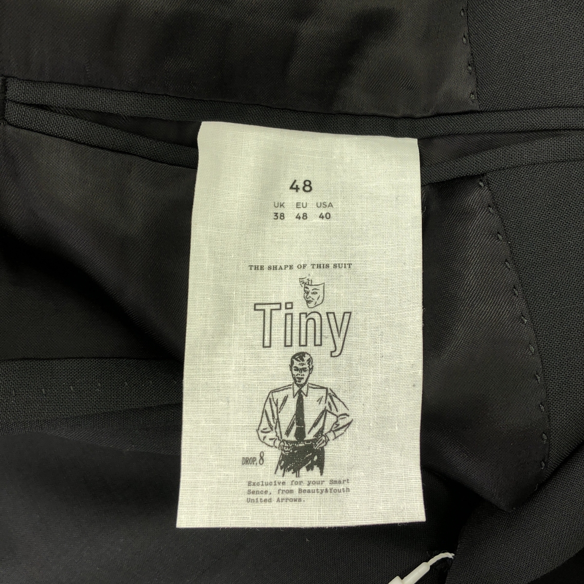 BEAUTY&YOUTH / ビューティーアンドユース ポリエステル/T&T シングル2ボタンジャケット パンツ / セットアップ