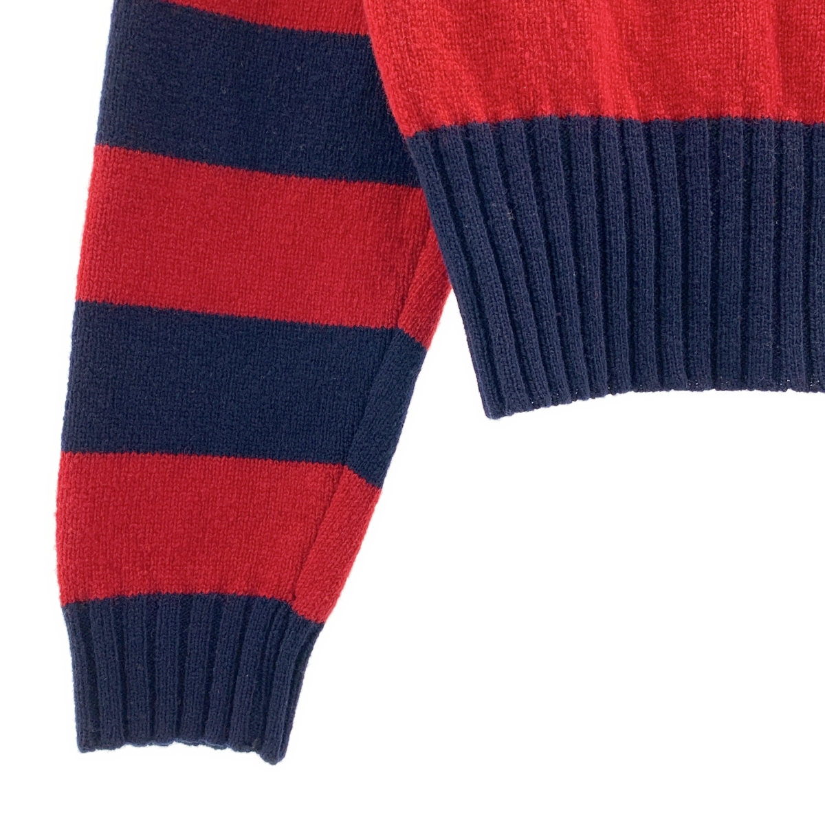 DRIES VAN NOTEN / ドリスヴァンノッテン ウール ボーダー プルオーバー ニット