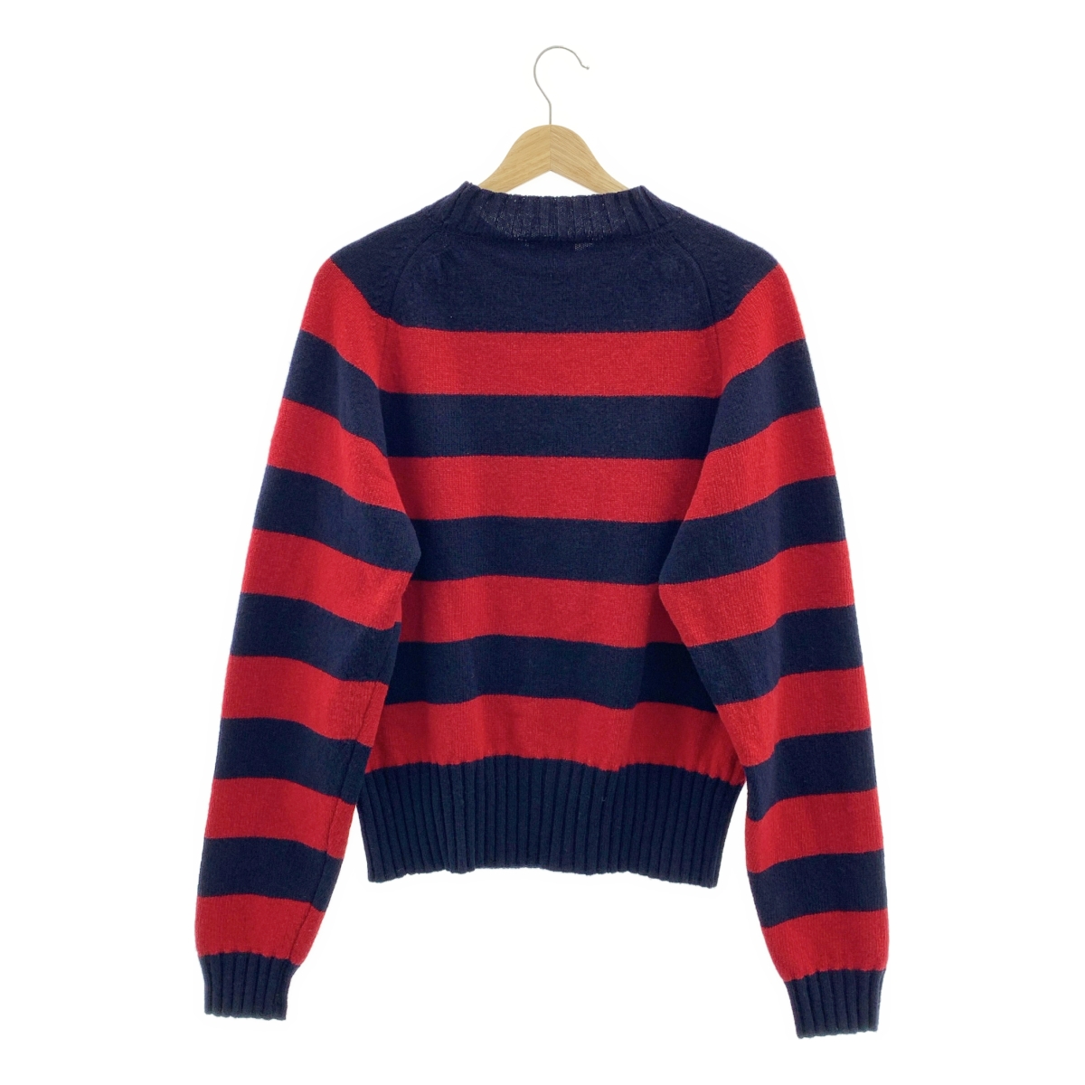 DRIES VAN NOTEN / ドリスヴァンノッテン ウール ボーダー プルオーバー ニット