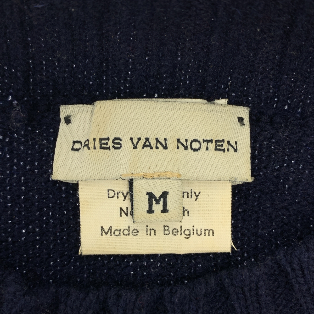 DRIES VAN NOTEN / ドリスヴァンノッテン ウール ボーダー プルオーバー ニット
