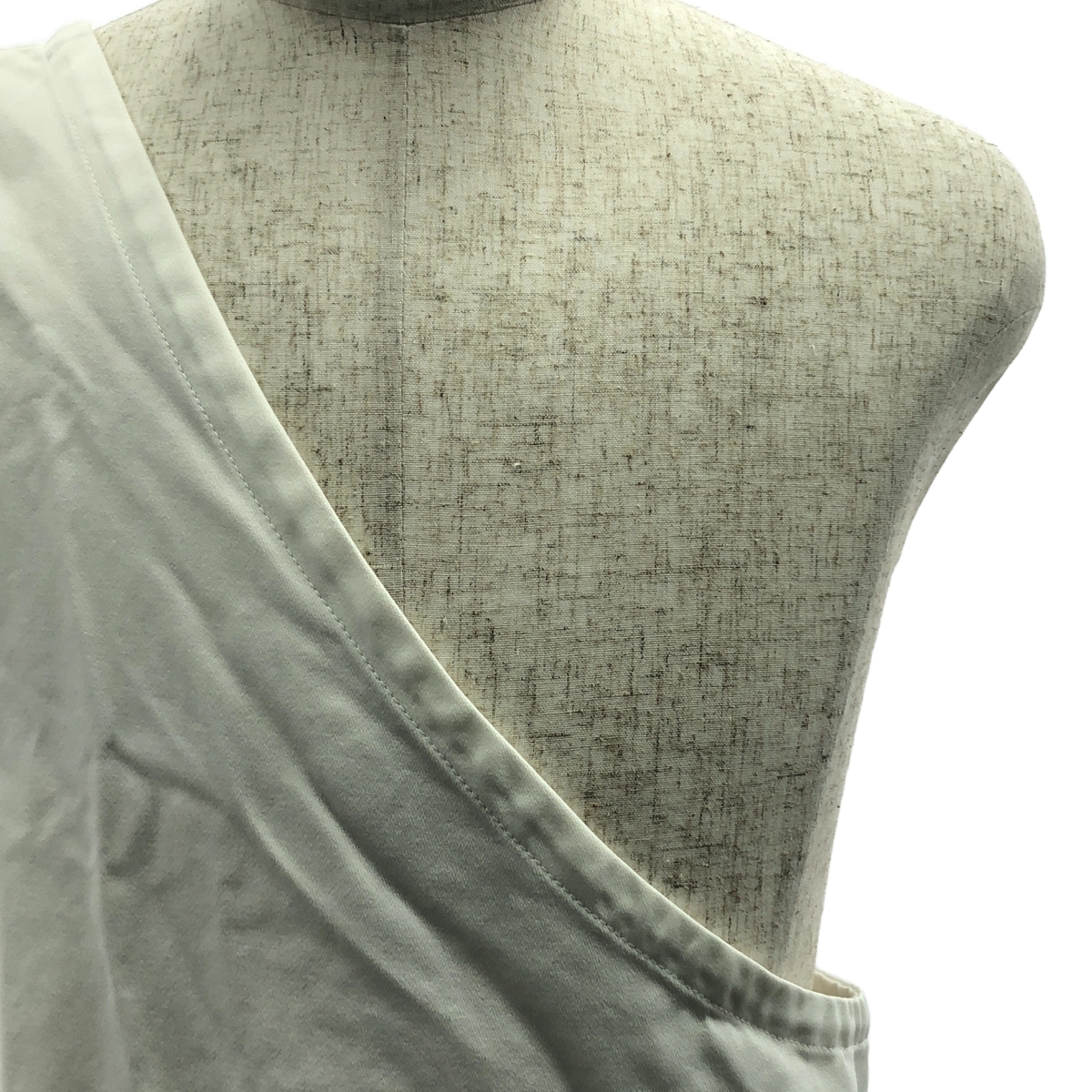 COMME des GARCONS HOMME PLUS / コムデギャルソンオムプリュス ポリエステル 変形 アシンメトリー アジャスター ショルダー ロングベスト