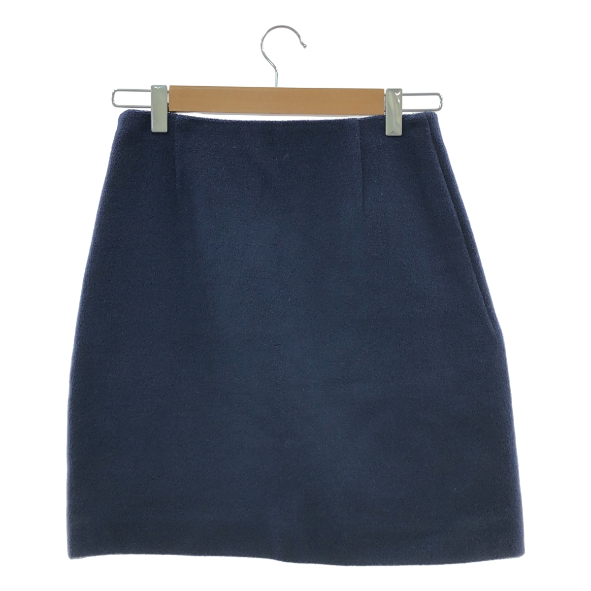 miu miu / ミュウミュウ バージンウール フロントスリット スカート