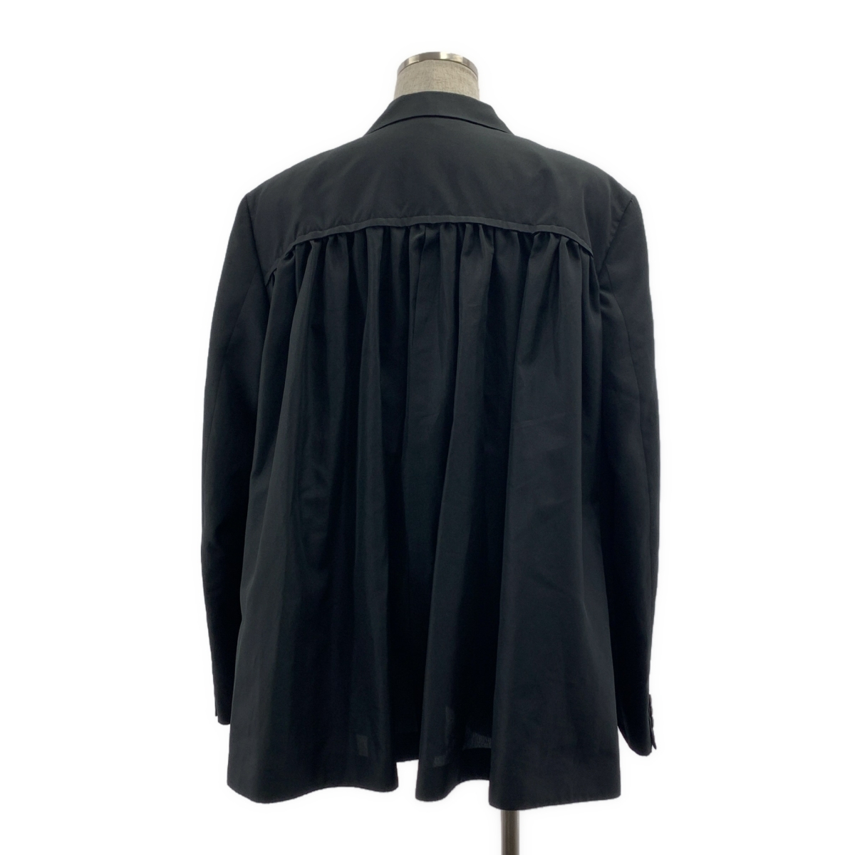 COMME des GARCONS HOMME PLUS / コムデギャルソンオムプリュス ポリエステル 変形 ギャザー ボリューム シングルブレスト ジャケット / 総裏地