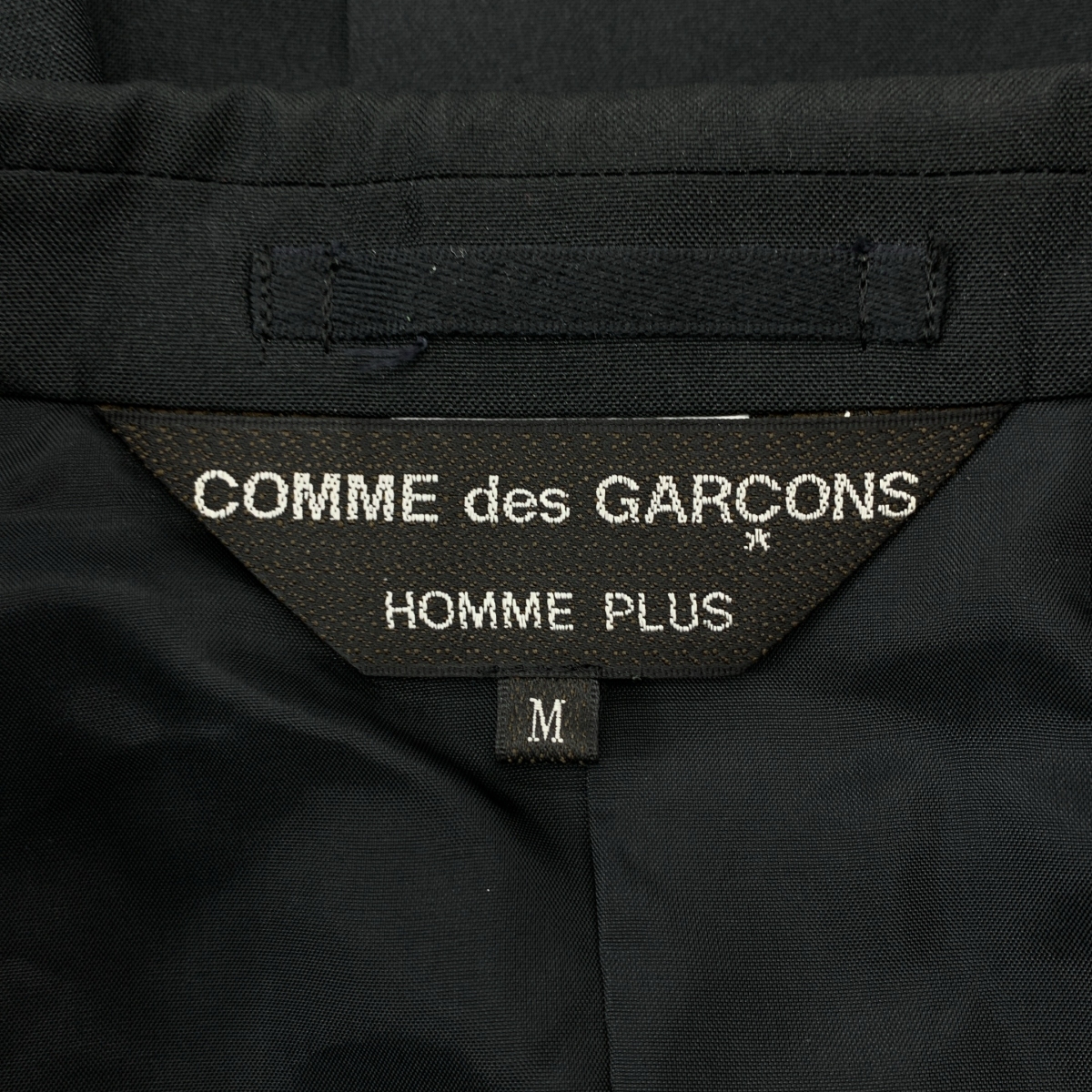 COMME des GARCONS HOMME PLUS / コムデギャルソンオムプリュス ポリエステル 変形 ギャザー ボリューム シングルブレスト ジャケット / 総裏地