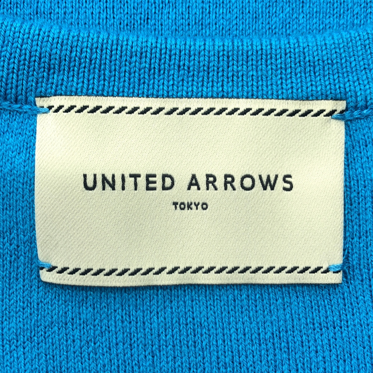 UNITED ARROWS / ユナイテッドアローズ コットン カシミヤ C／Rスムーススリット クルーネックニット