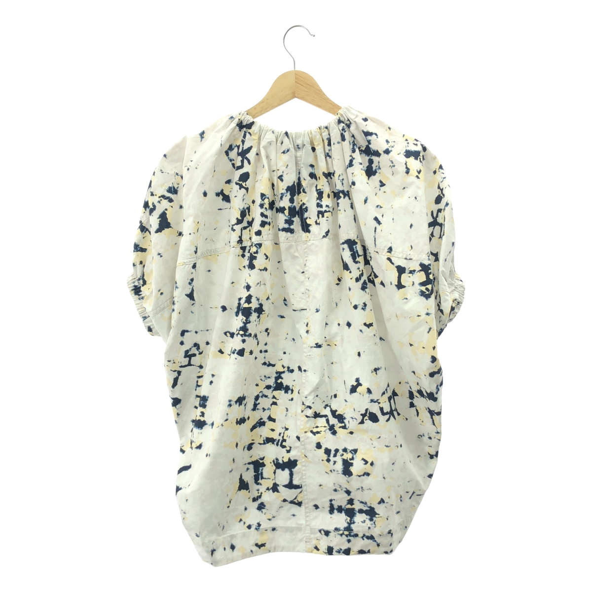 3.1 Phillip Lim / スリーワンフィリップリム 総柄 ギャザー コットン ブラウス