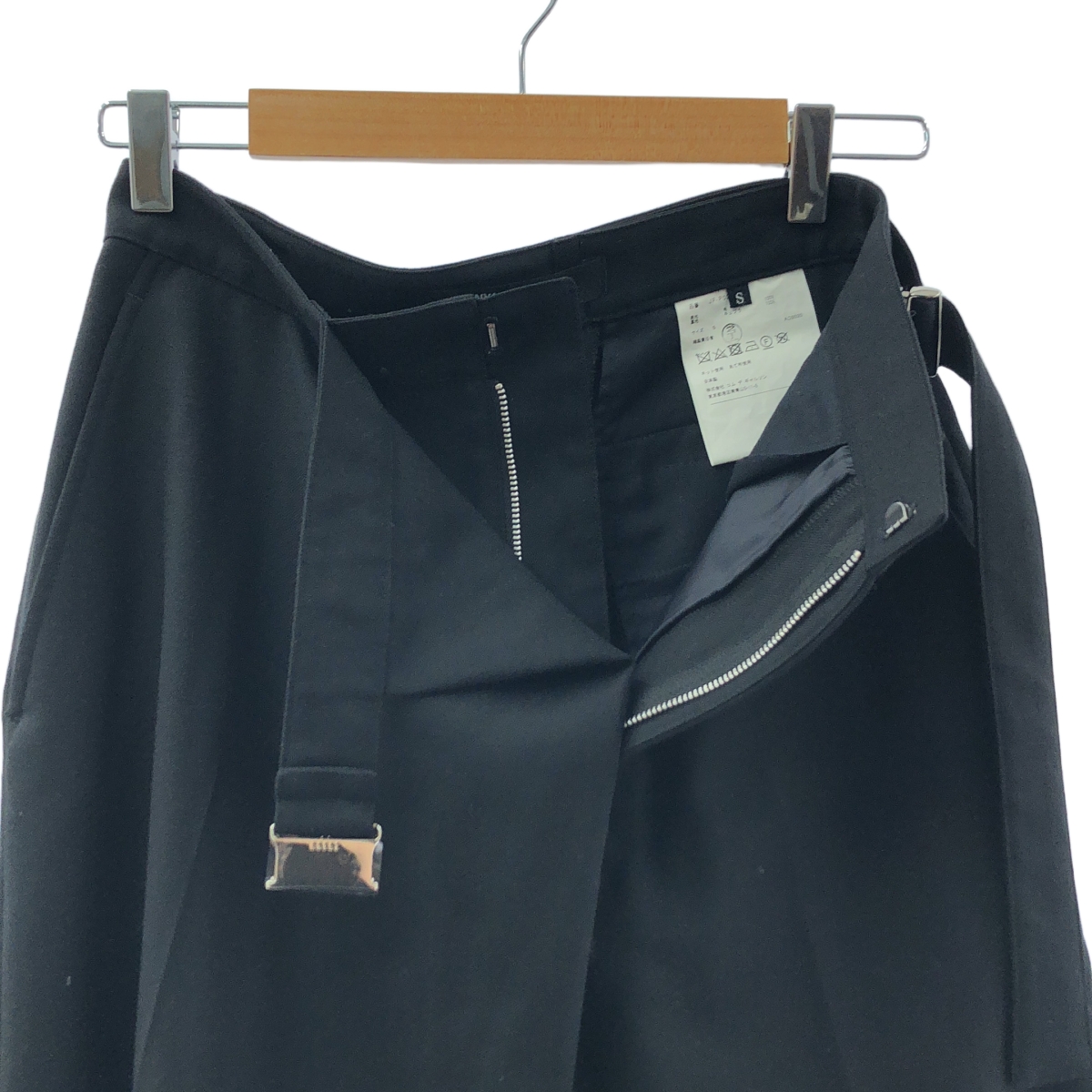 JUNYA WATANABE COMME des GARCONS / ジュンヤワタナベ アシンメトリー アジャスター ラップ ワイドパンツ