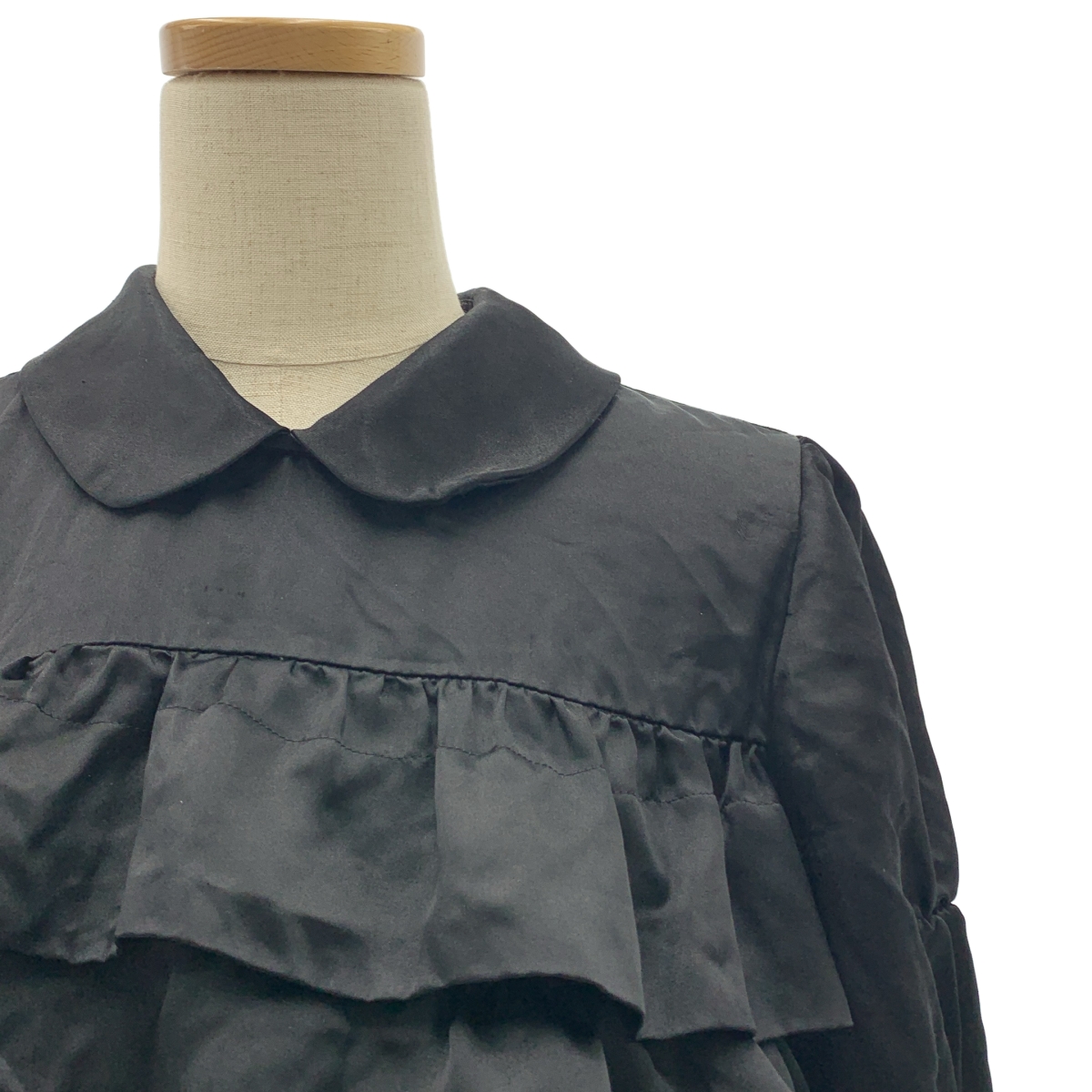 COMME des GARCONS COMME des GARCONS / コムコム 製品加工 ラウンドカラー 丸襟 フリル ワンピース