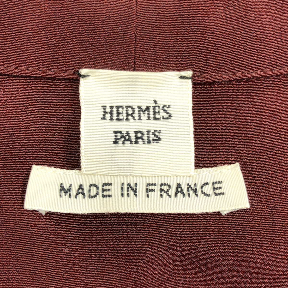 HERMES / エルメス シルク ボウタイブラウス